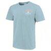 Arizona Wildcats Women's Americana Mascot Comfort Colors T-Shirt - - Side View
