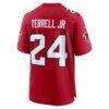 A.J. Terrell Atlanta Falcons Nike Game Jersey - Red - Detail View