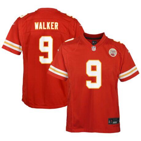 Kenneth Walker III Kansas City Chiefs Nike Youth Game Jersey - Red - Front View