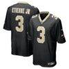 Travis Etienne Jr New Orleans Saints Nike Youth Game Jersey - Black - Front View