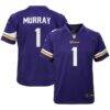 Kyler Murray Minnesota Vikings Nike Youth Game Jersey - Purple - Front View