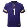 Kyler Murray Minnesota Vikings Nike Youth Game Jersey - Purple - Side View