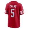 Mike Evans San Francisco 49ers Nike Youth Game Jersey - - Detail View