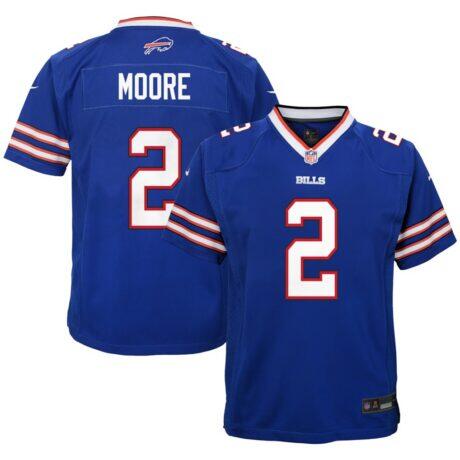 D.J. Moore Buffalo Bills Nike Youth Game Jersey - Blue - Front View