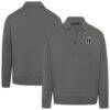 Washington Wizards Levelwear Unisex Luxe Signature Quarter-Zip Tri-Blend Sweatshirt - Gray - Front View