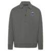 Washington Wizards Levelwear Unisex Luxe Signature Quarter-Zip Tri-Blend Sweatshirt - Gray - Side View