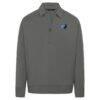 Memphis Grizzlies Levelwear Unisex Luxe Signature Quarter-Zip Tri-Blend Sweatshirt - Gray - Side View