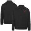 Miami Heat Levelwear Unisex Luxe Signature Quarter-Zip Tri-Blend Sweatshirt - Black - Front View