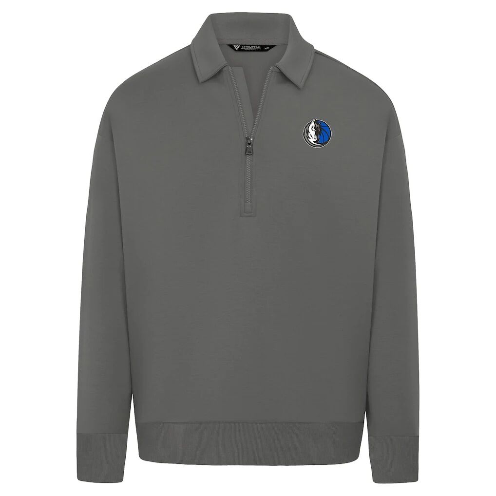 Dallas Mavericks Levelwear Unisex Luxe Signature Quarter-Zip Tri-Blend Sweatshirt