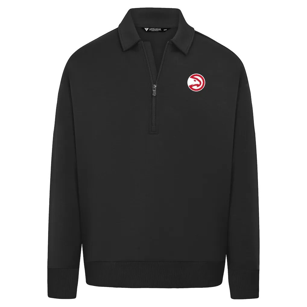 Atlanta Hawks Levelwear Unisex Luxe Signature Quarter-Zip Tri-Blend Sweatshirt