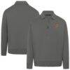 Cleveland Cavaliers Levelwear Unisex Luxe Signature Quarter-Zip Tri-Blend Sweatshirt - Gray - Front View
