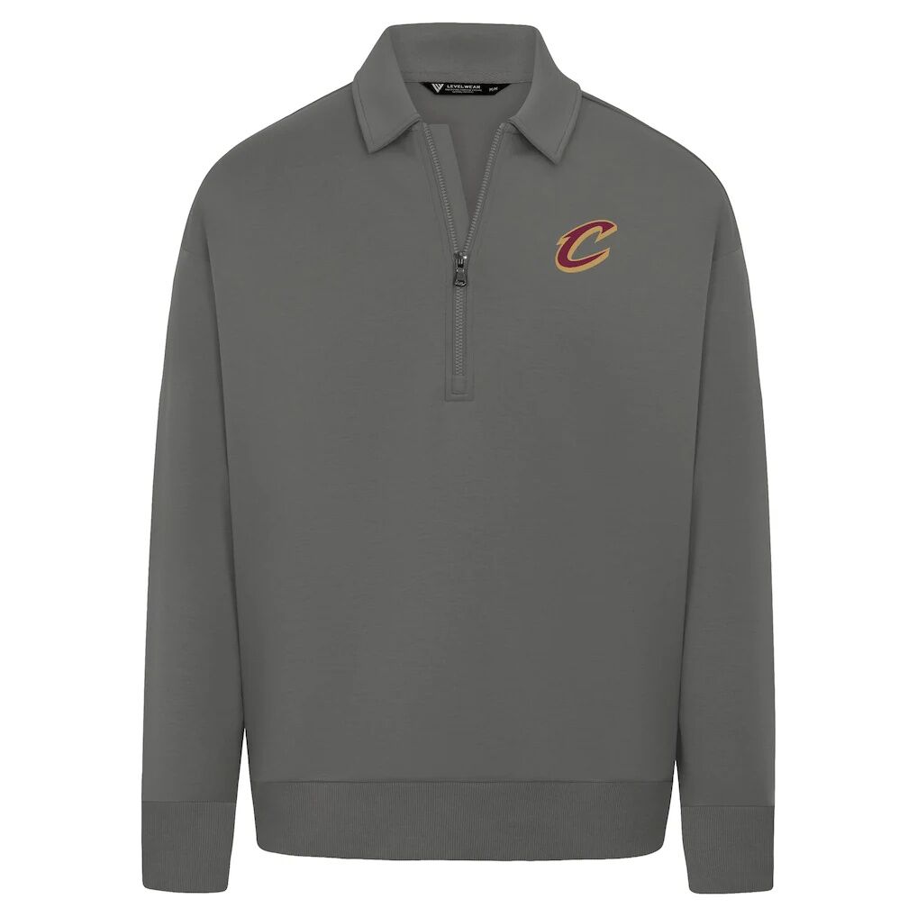 Cleveland Cavaliers Levelwear Unisex Luxe Signature Quarter-Zip Tri-Blend Sweatshirt