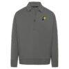 Indiana Pacers Levelwear Unisex Luxe Signature Quarter-Zip Tri-Blend Sweatshirt - Gray - Side View
