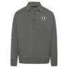 LA Clippers Levelwear Unisex Luxe Signature Quarter-Zip Tri-Blend Sweatshirt - Gray - Side View