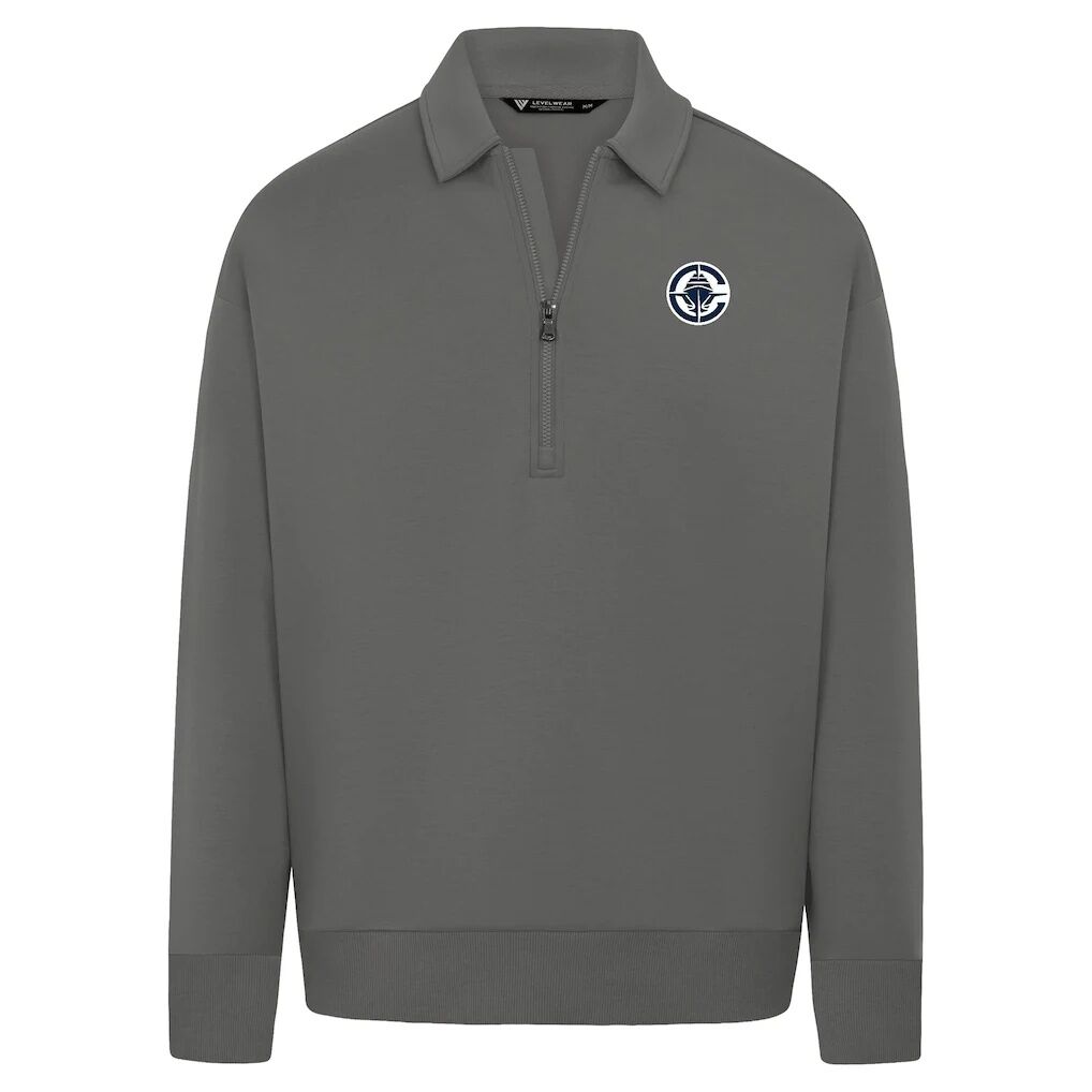 LA Clippers Levelwear Unisex Luxe Signature Quarter-Zip Tri-Blend Sweatshirt
