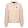 LA Clippers Levelwear Women's Canmore Tri-Blend Quarter-Zip Pullover - - Side View