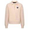 Memphis Grizzlies Levelwear Women's Canmore Tri-Blend Quarter-Zip Pullover - - Side View