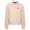 Miami Heat Levelwear Women's Canmore Tri-Blend Quarter-Zip Pullover - - Side View