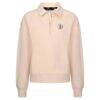 Brooklyn Nets Levelwear Women's Canmore Tri-Blend Quarter-Zip Pullover - - Side View