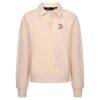 Atlanta Hawks Levelwear Women's Canmore Tri-Blend Quarter-Zip Pullover - - Side View