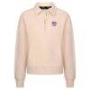 Sacramento Kings Levelwear Women's Canmore Tri-Blend Quarter-Zip Pullover - - Side View