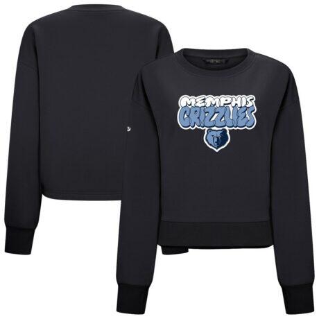 Memphis Grizzlies Levelwear Women's Judd Bloop Cropped Sweatshirt