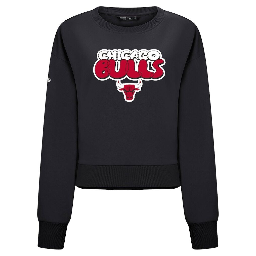 Chicago Bulls Levelwear Women's Judd Bloop Cropped Sweatshirt
