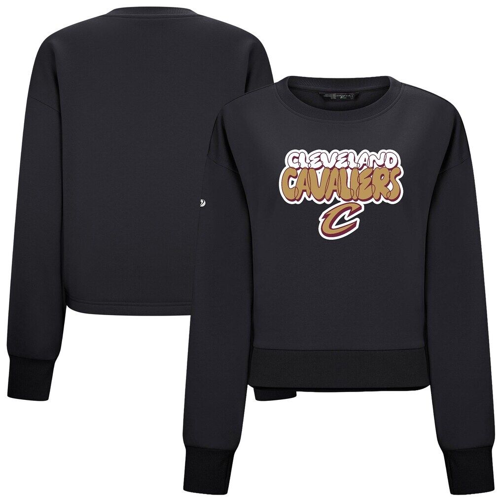 Cleveland Cavaliers Levelwear Women's Judd Bloop Cropped Sweatshirt
