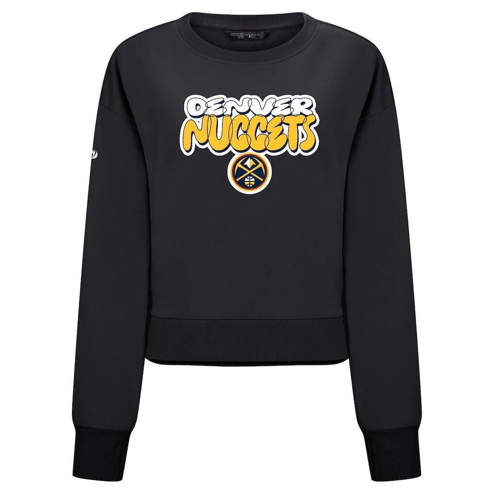 Denver Nuggets Levelwear Women's Judd Bloop Cropped Sweatshirt