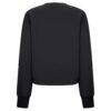 Detroit Pistons Levelwear Women's Judd Bloop Cropped Sweatshirt - Black - Detail View