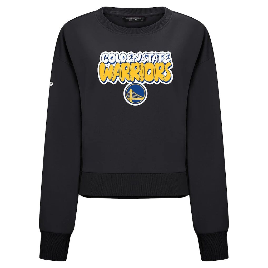 Golden State Warriors Levelwear Women's Judd Bloop Cropped Sweatshirt