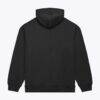 Cleveland Cavaliers Mitchell & Ness Team Name Stack & Logo Hoodie - Black - Back View