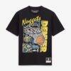 Denver Nuggets Mitchell & Ness Lightning Swish T-Shirt - Black - Front View