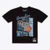 Memphis Grizzlies Mitchell & Ness Lightning Swish T-Shirt - Black - Front View