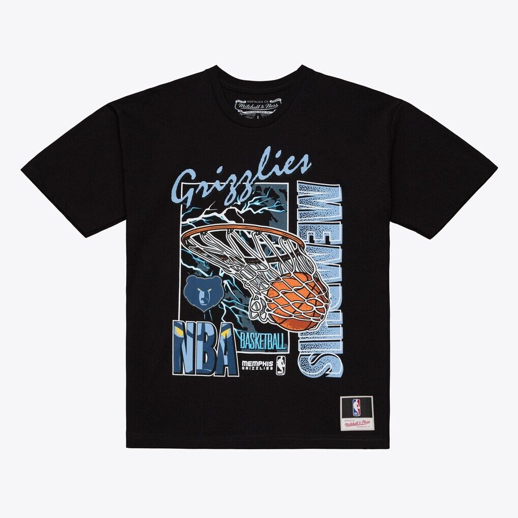 Memphis Grizzlies Mitchell & Ness Lightning Swish T-Shirt