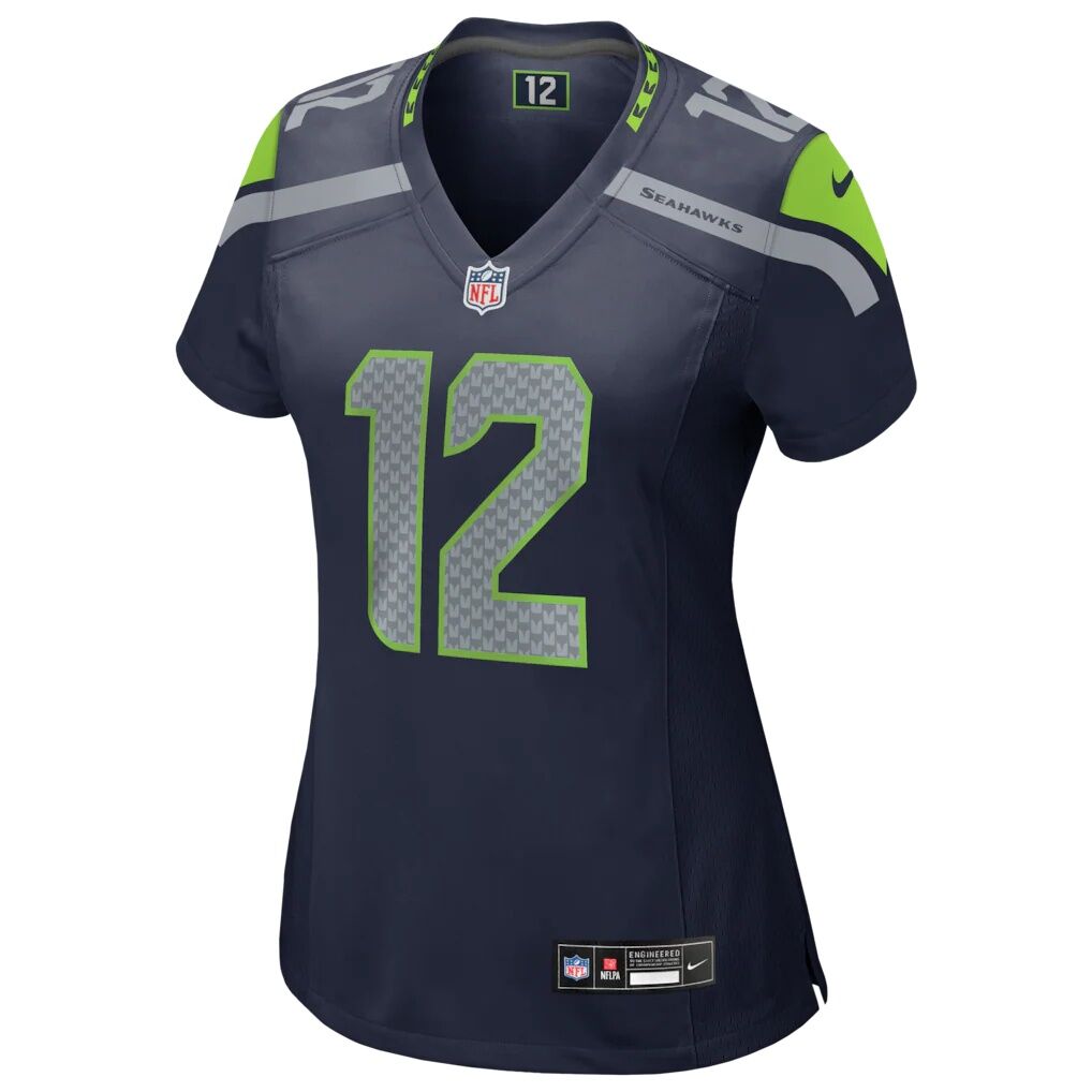 12s Seattle Seahawks Nike Women's Team Game Jersey - College Navy