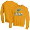 St. Louis Blues Champion Eco Powerblend Sweatshirt - Gold - Front View