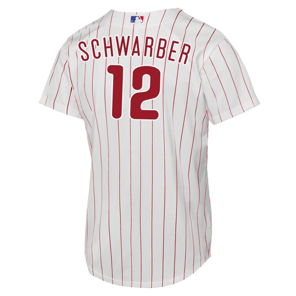 Kyle Schwarber Philadelphia Phillies Nike Youth Home Replica Jersey