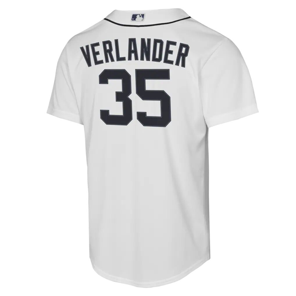 Justin Verlander Detroit Tigers Nike Youth Home Replica Jersey