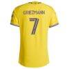 Antoine Griezmann Orlando City SC adidas 2026 Sunken Treasure Kit On-Field Authentic Jersey - Yellow - Detail View