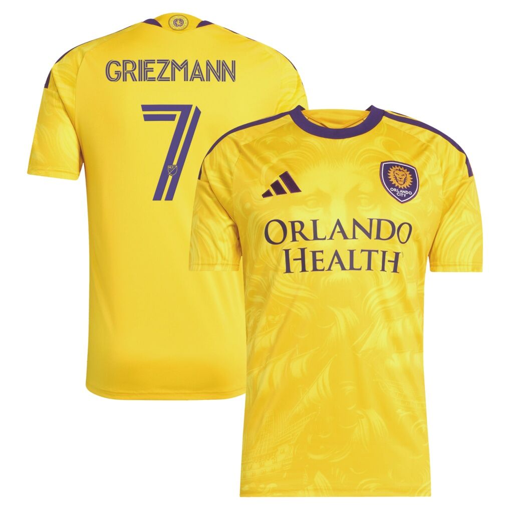 Antoine Griezmann Orlando City SC adidas 2026 Sunken Treasure Kit Replica Jersey