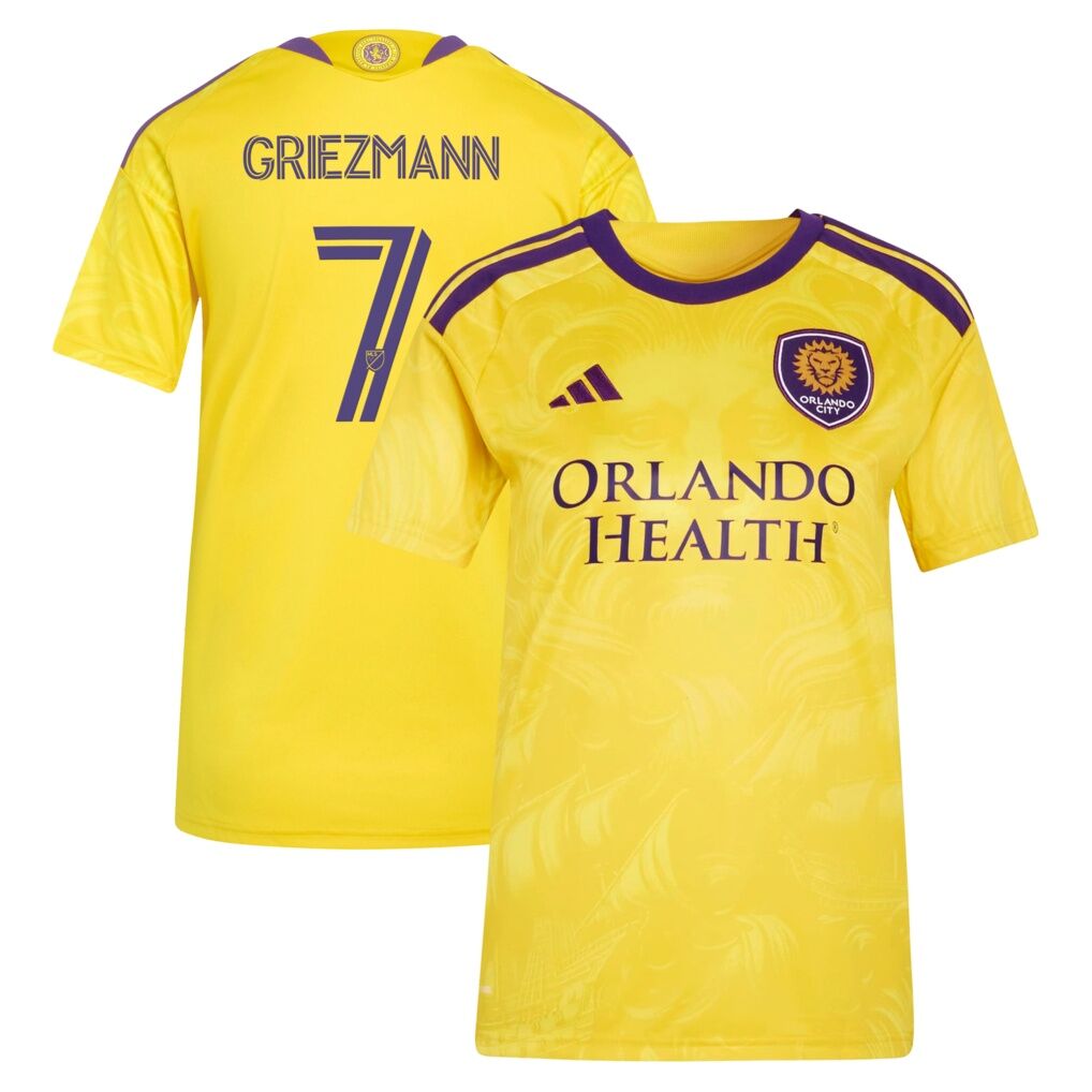 Antoine Griezmann Orlando City SC adidas Women's 2026 Sunken Treasure Kit Replica Jersey