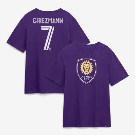 Antoine Griezmann Orlando City SC Authentic Name & Number T-Shirt - Purple - Front View