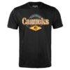 Vancouver Canucks Levelwear Richmond Backdrop T-Shirt - Black - Side View