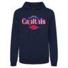 Washington Capitals Levelwear Backdrop Podium Hoodie - Navy - Side View