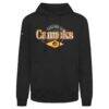 Vancouver Canucks Levelwear Backdrop Podium Hoodie - Black - Front View