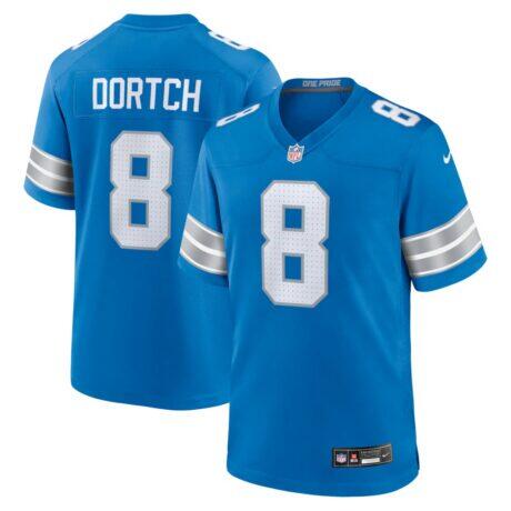 Greg Dortch Detroit Lions Nike Team Game Jersey - Blue - Front View