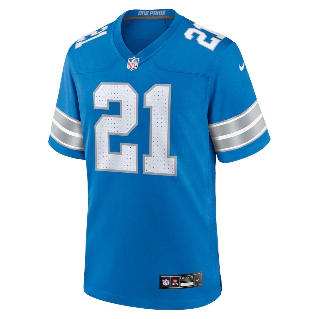 Roger McCreary Detroit Lions Nike Team Game Jersey