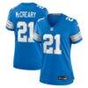 Roger McCreary Detroit Lions Nike Women's Team Game Jersey - Blue - Front View