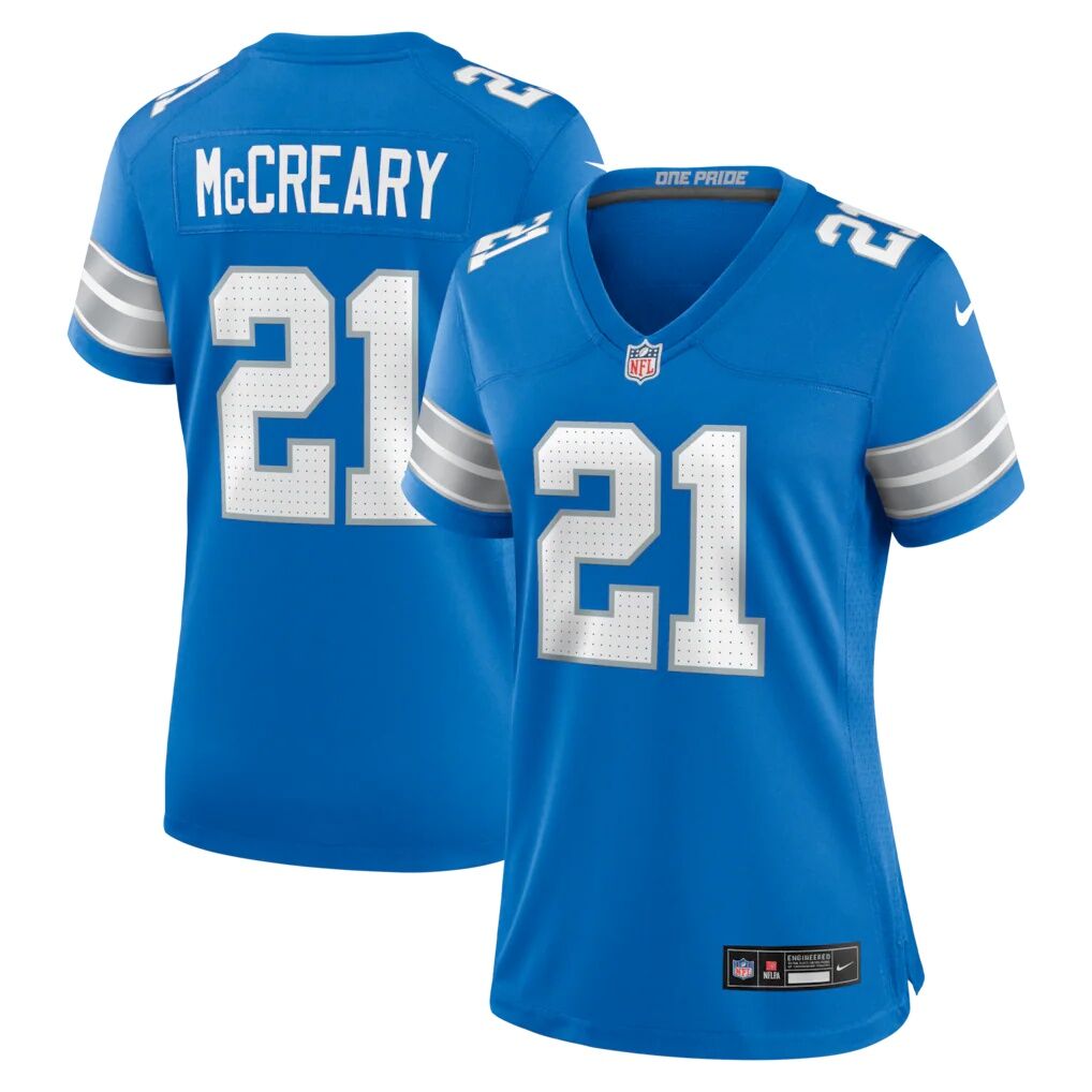 Roger McCreary Detroit Lions Nike Women's Team Game Jersey